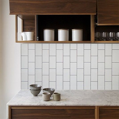vertical layout for subway tiles
