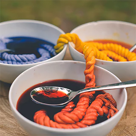 how to dye macrame cord