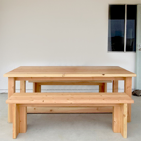 DIY Outdoor Farmhouse Dining Table With Benches