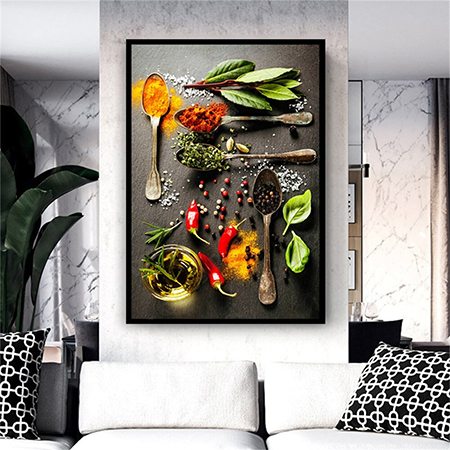 spicy colourful art