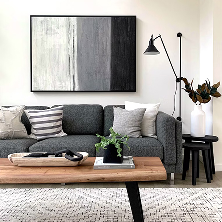 best artwork for grey colour palette