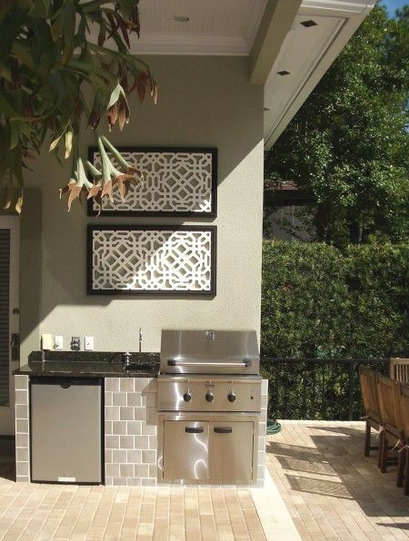 best location for outdoor kitchen