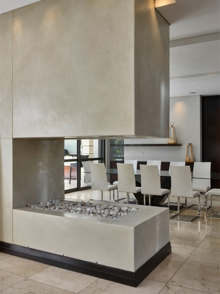 Fashionable Fireplace Ideas From Cemcrete