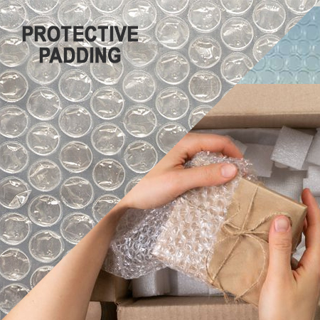 bubble wrap to protect goods