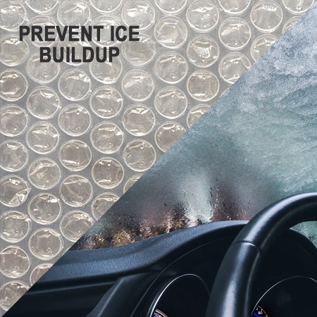 Prevent ice on car windshield