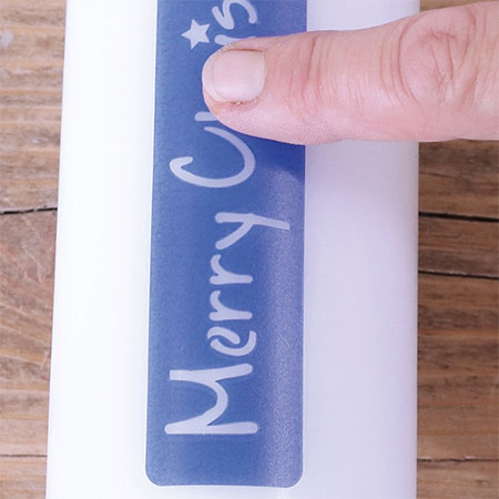 decorate candles for festive season