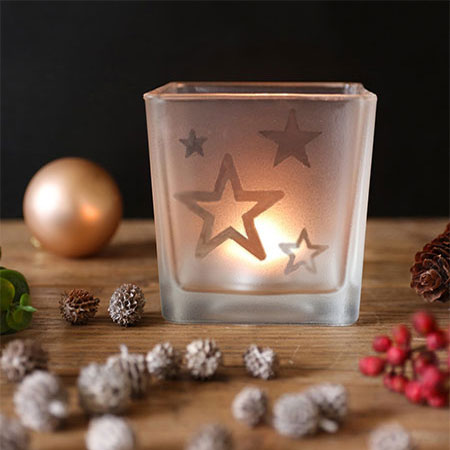 Glass Votives for Festive Decor