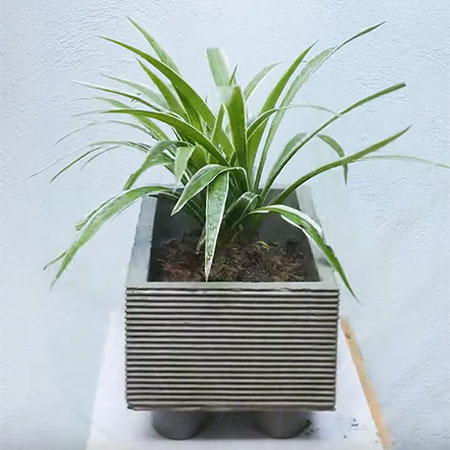 How to Make Concrete Flower Pots or Planters