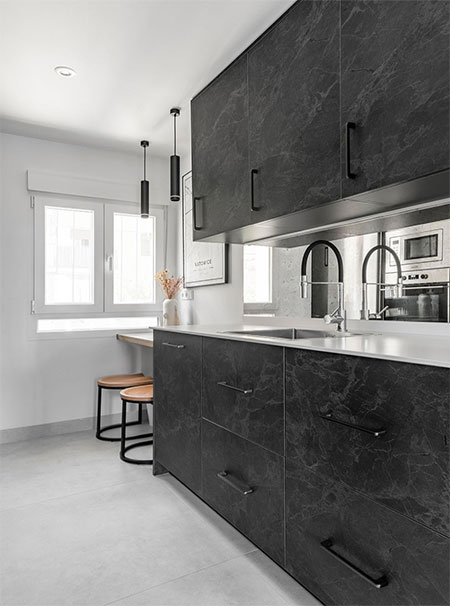 organic element in a modern home