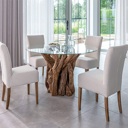 diy make glass top dining table