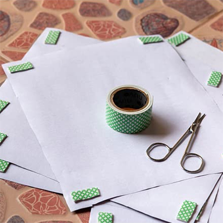 Use enough tape for the item being mounted