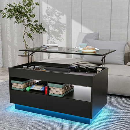 Remote-controlled or voice-activated storage mechanisms