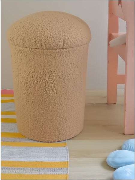 make toy box with recycled plastic bucket