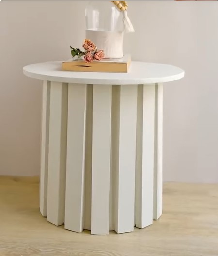 recycled plastic bucket for side table or bedside table