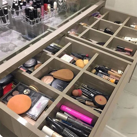 makeup organiser ideas