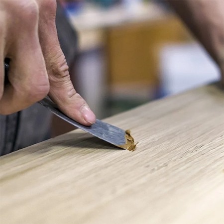 how to use wood filler