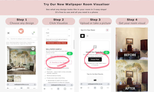 room visualiser from wallpaper online