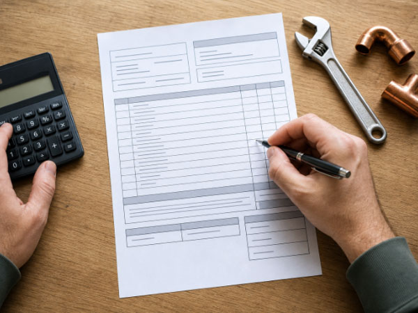 How to read a plumbing quote