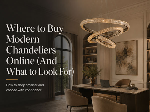 Where to Buy Modern Chandeliers Online (And What to Look For)