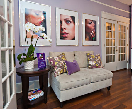 Decorate for a glamorous home office