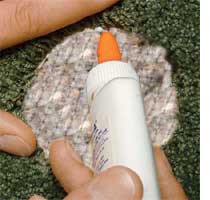 How to patch a damaged carpet