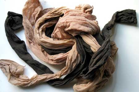 stockings come in handy when I tackle cleaning projects