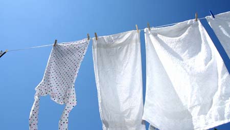 keep laundry whites white