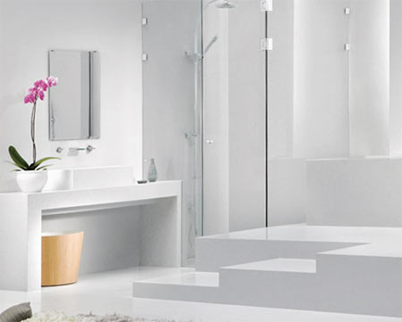 Design a built-in bathroom 