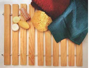 Make a bathroom duckboard 