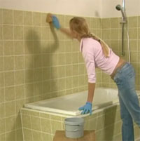 paint bathroom tiles