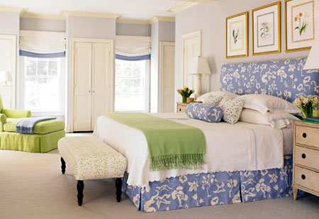 blue bedroom