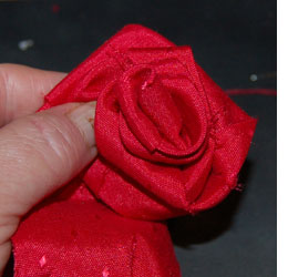 How to make fabric roses