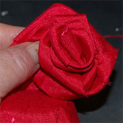 Fabric roses