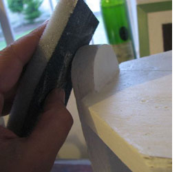 Distressed Ivory Table