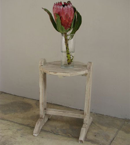 Distressed Ivory Table