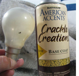 Use Rust-Oleum Crackle Creations