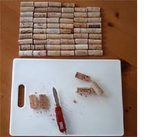 Make a cork bathmat