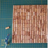 Make a cork bathmat