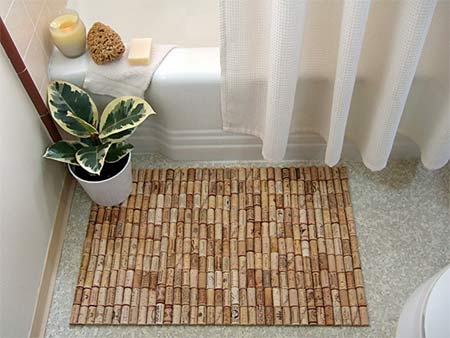 Make a cork bathmat