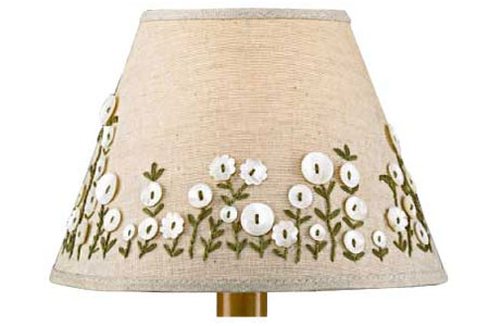 ideas and uses for buttons lamp shade