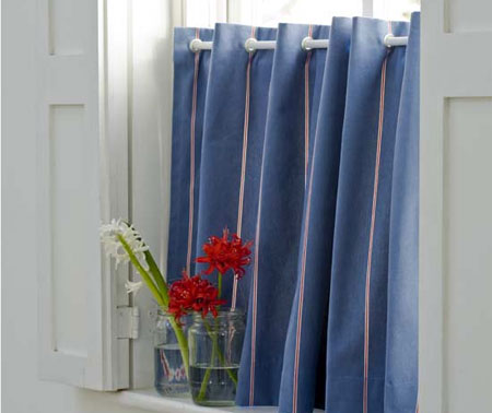 How to make cafe curtains 