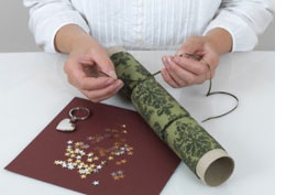 Home made Christmas crackers