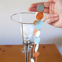 Make a funky table lamp