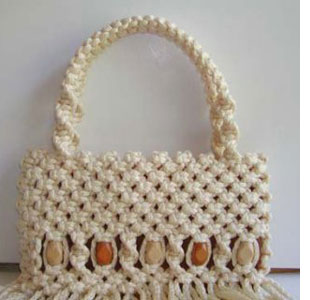 Macramé Shoulder Bag 