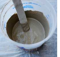 Make cement planters