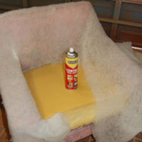 Easy upholstery technique