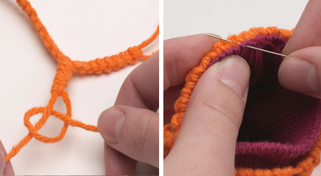 Macramé iPod or cellphone holder 