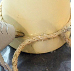Clay pot cutlery holders