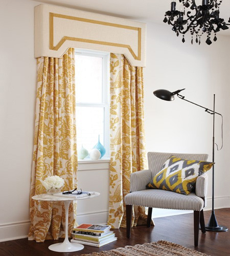 Dress up curtains and blinds with ribbon