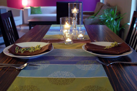 Make a table from laminate flooring